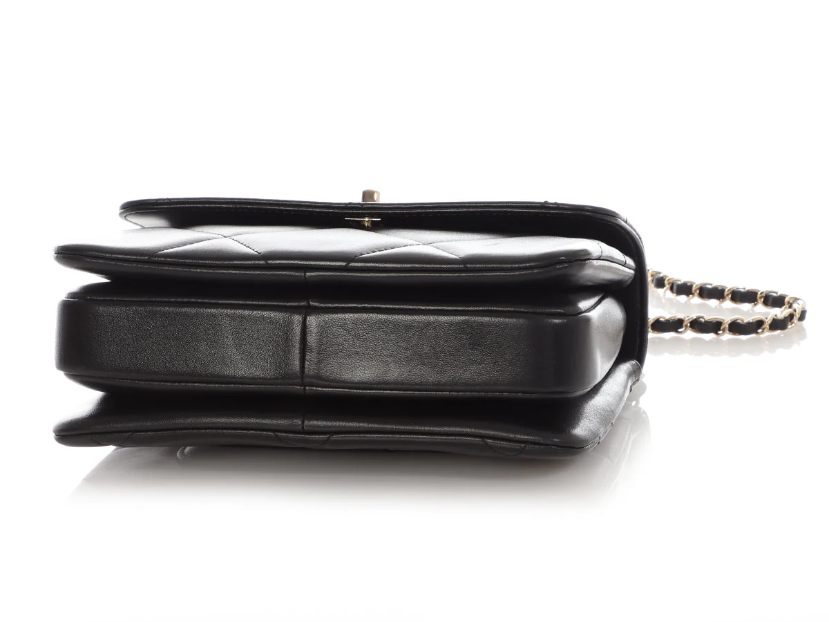 Chanel Small Black Quilted Lambskin Trendy CC Flap - Image 7