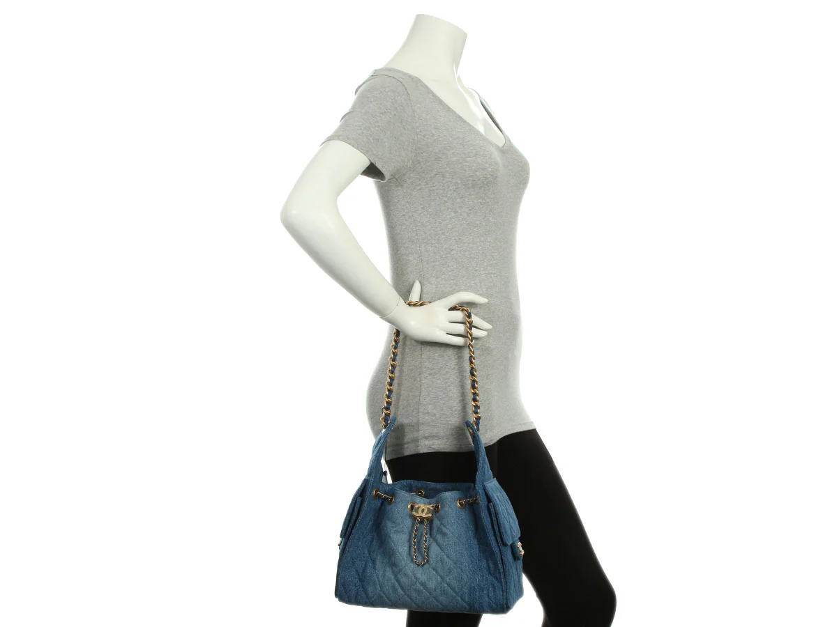 Chanel Small Denim 25 Bag - Image 10