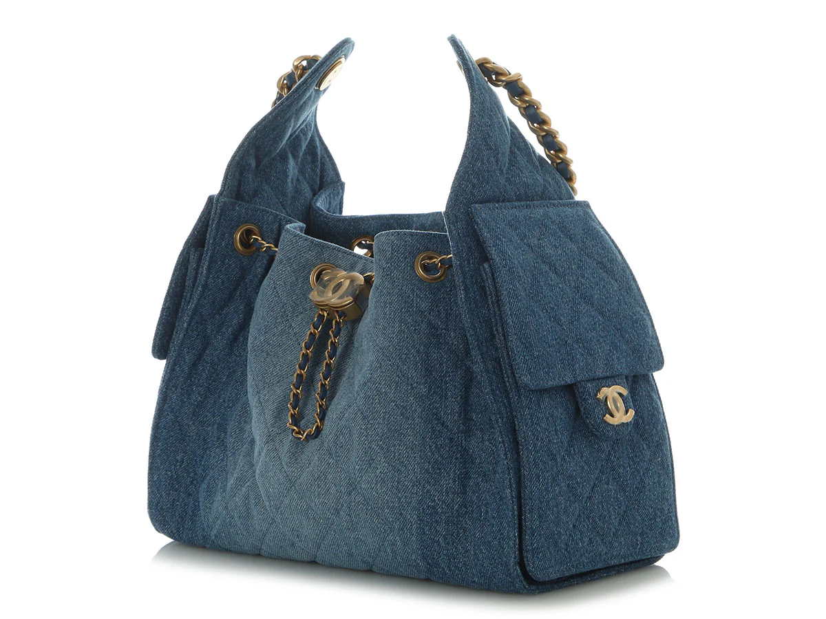 Chanel Small Denim 25 Bag - Image 3