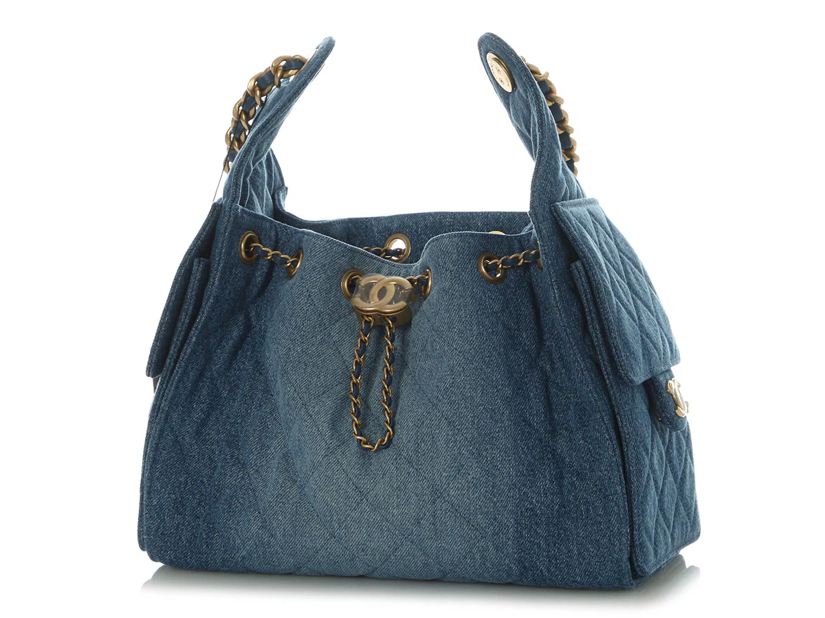 Chanel Small Denim 25 Bag - Image 4