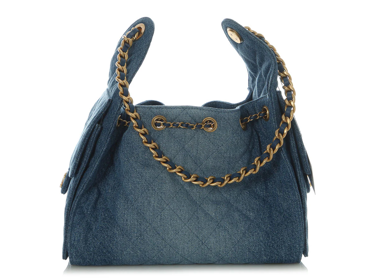 Chanel Small Denim 25 Bag - Image 5
