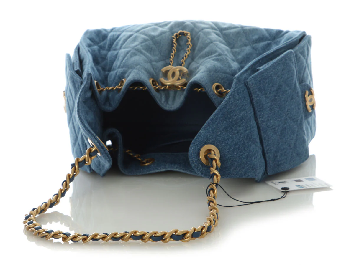 Chanel Small Denim 25 Bag - Image 8