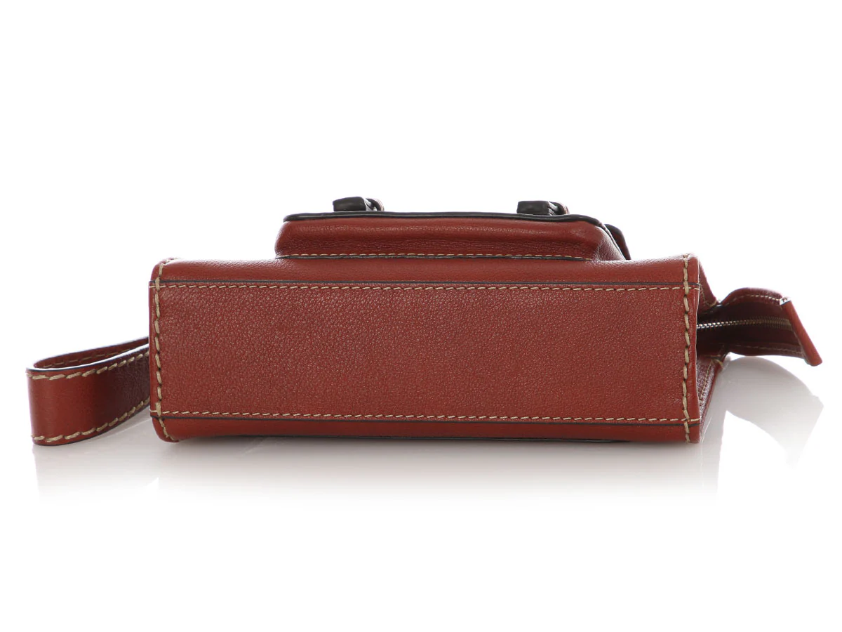 Chloe Small Sepia Brown Edith Pouch - Image 7