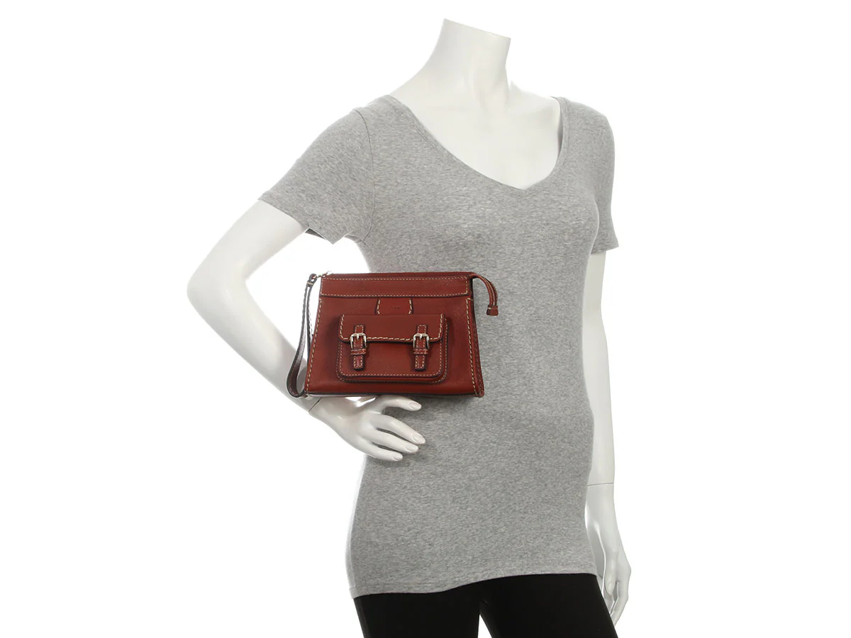 Chloe Small Sepia Brown Edith Pouch - Image 9