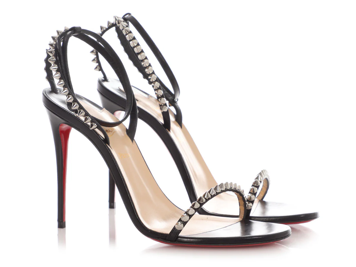 Christian Louboutin Black So Me 100 Sandals - Image 5