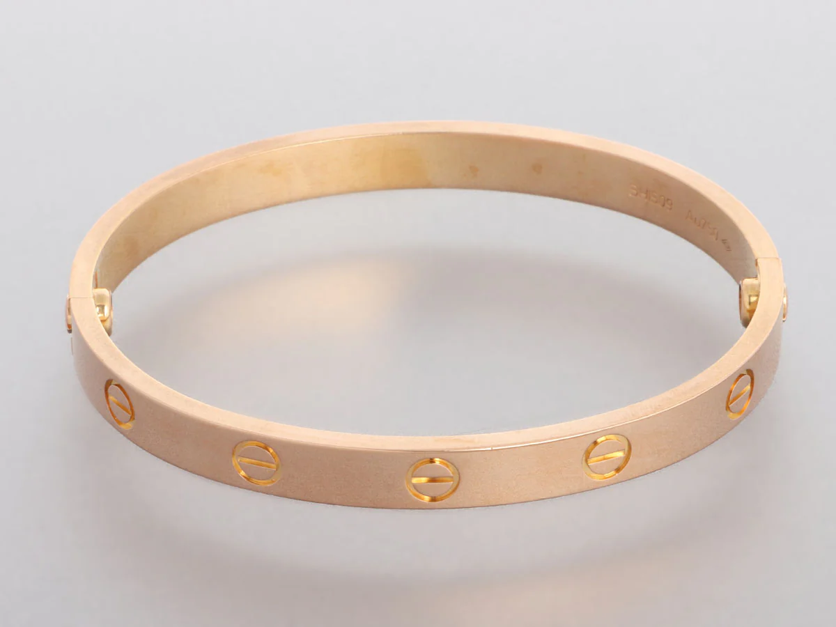 Cartier 18K Rose Gold Classic Love Bracelet 17 - Image 4