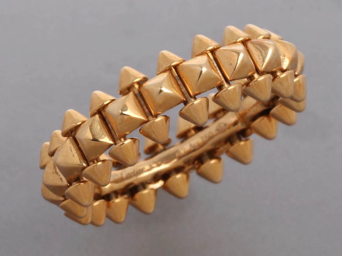Cartier Medium 18K Rose Gold Clash de Cartier Ring - Image 2