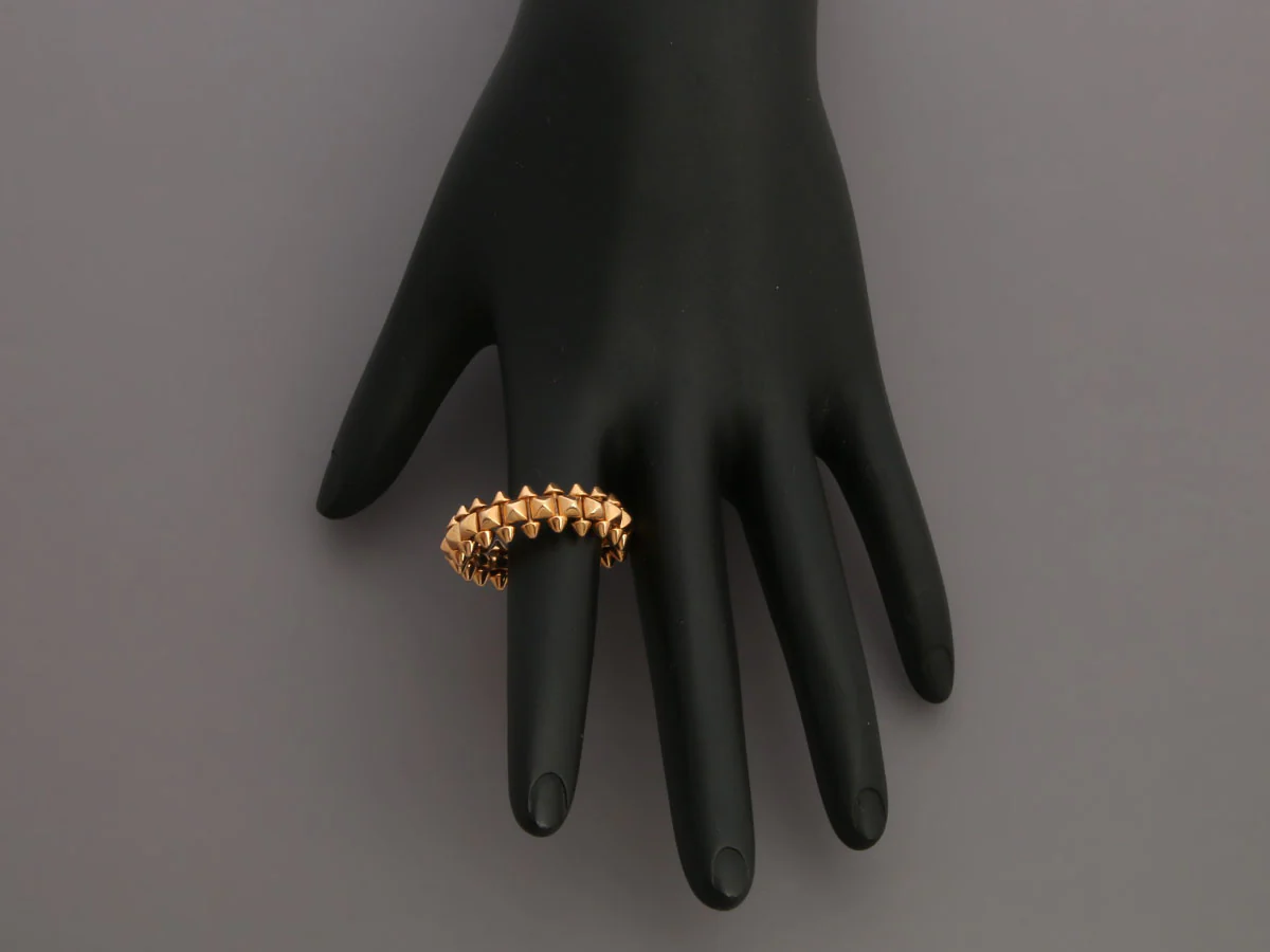 Cartier Medium 18K Rose Gold Clash de Cartier Ring - Image 6