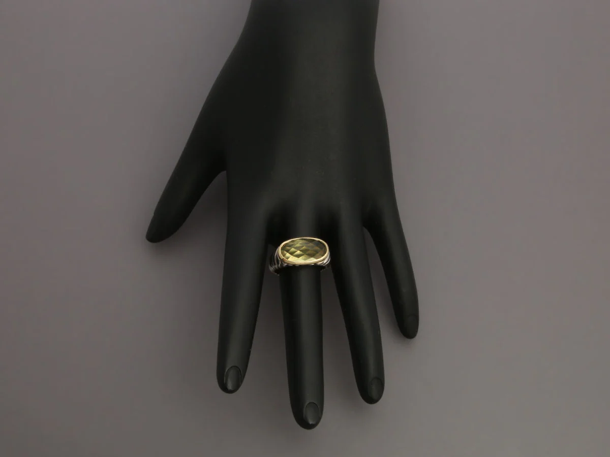David Yurman Lemon Citrine Noblesse Ring - Image 6