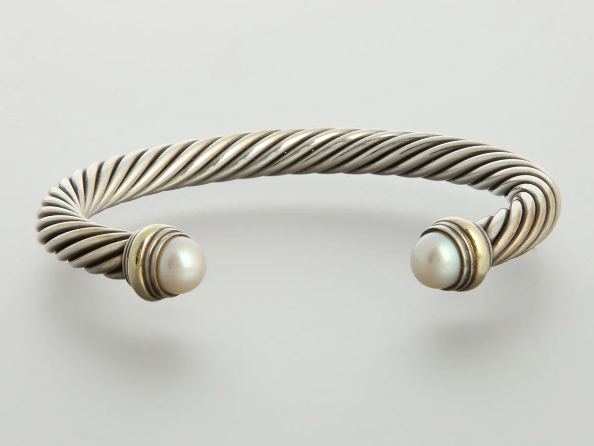 David Yurman Pearl Cable Classic Bracelet - Image 2