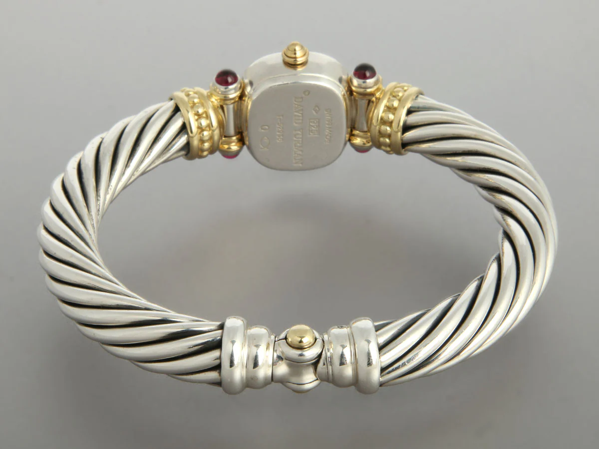 David Yurman Two-Tone Cable Bracelet Watch - Image 4