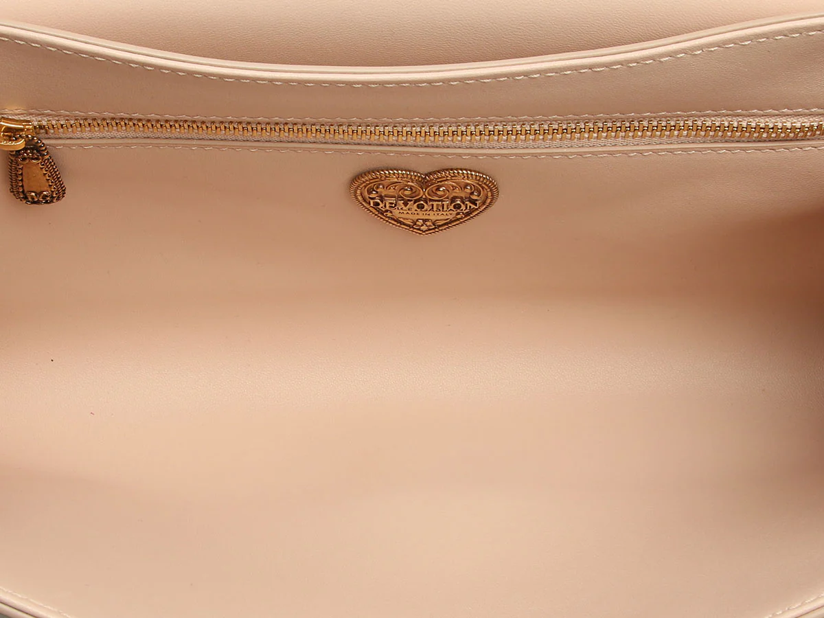 Dolce & Gabbana Beige Devotion Flap Bag - Image 8