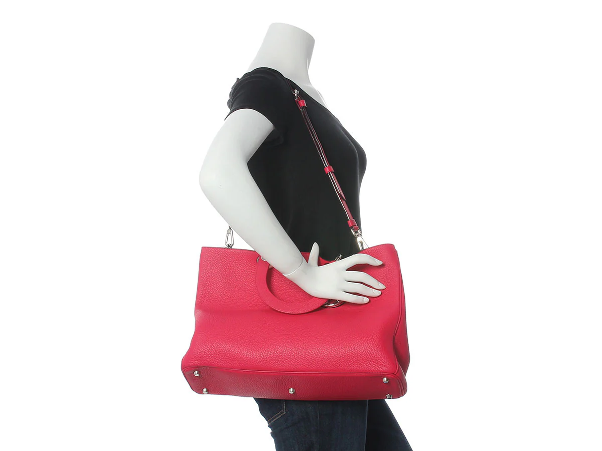 Dior Large Diorissimo Hot Pink Bag - Image 11