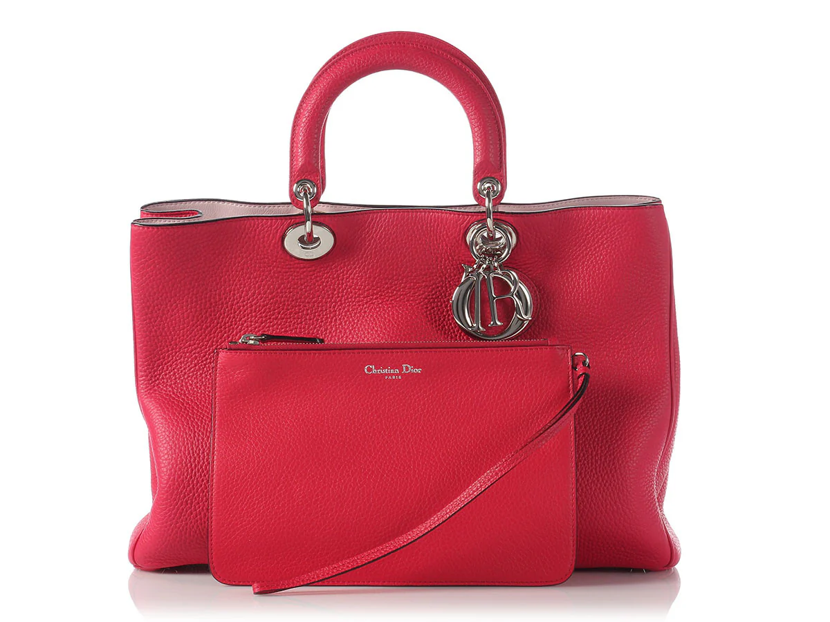 Dior Large Diorissimo Hot Pink Bag - Image 2