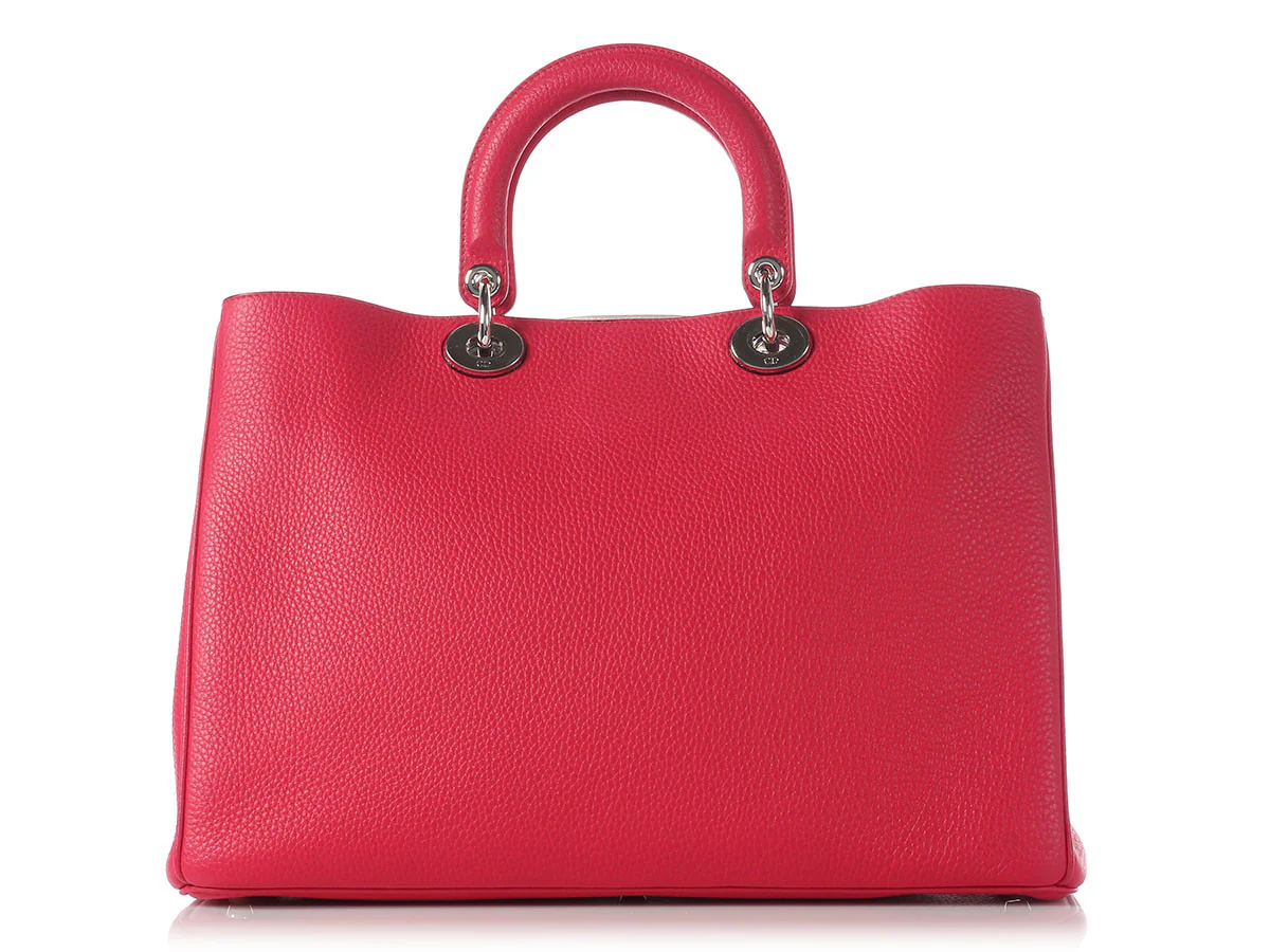 Dior Large Diorissimo Hot Pink Bag - Image 5