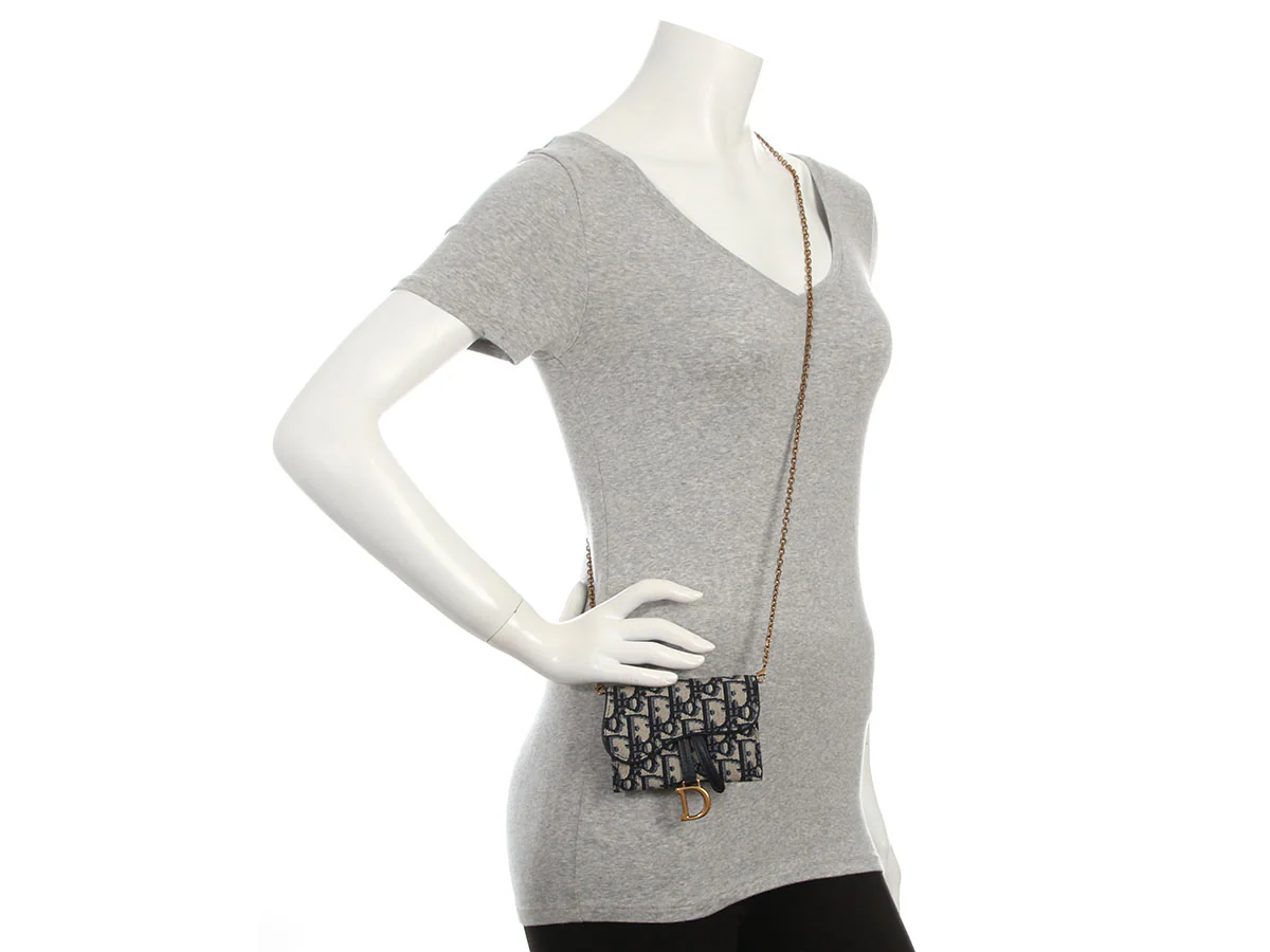 Dior Oblique Saddle Pouch - Image 9