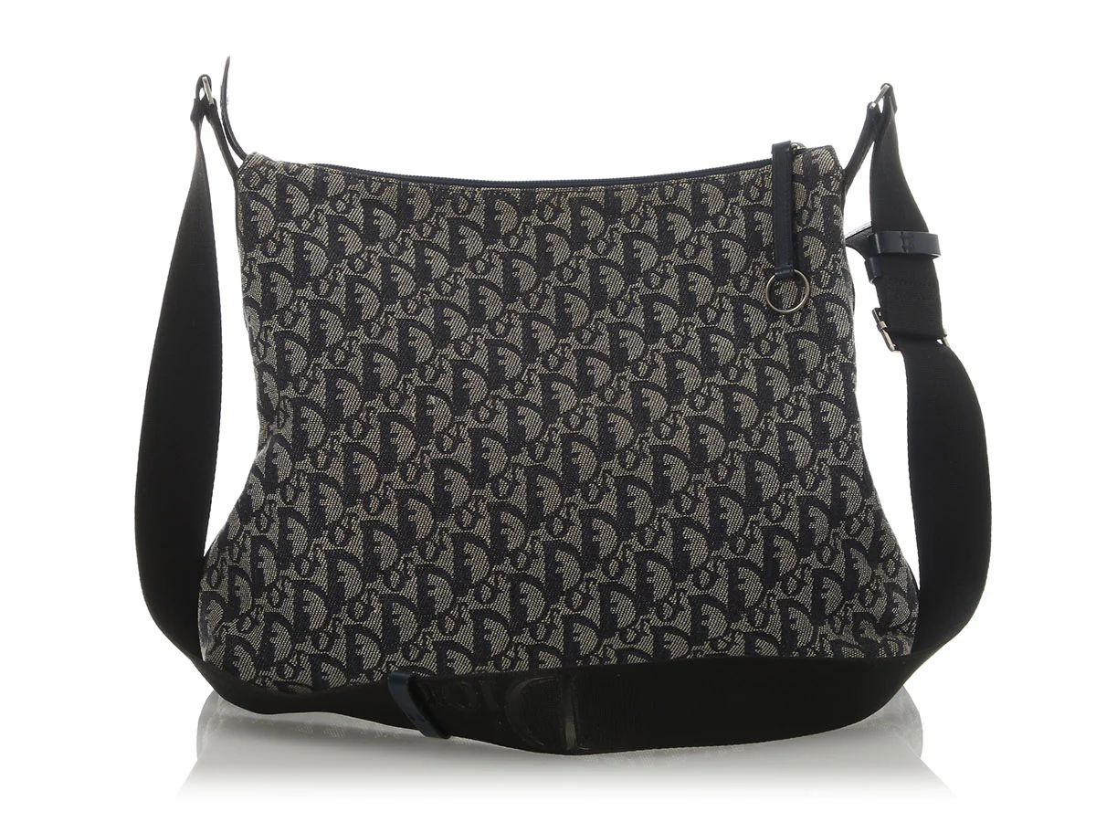 Dior Vintage Monogram Messenger Bag - Image 4