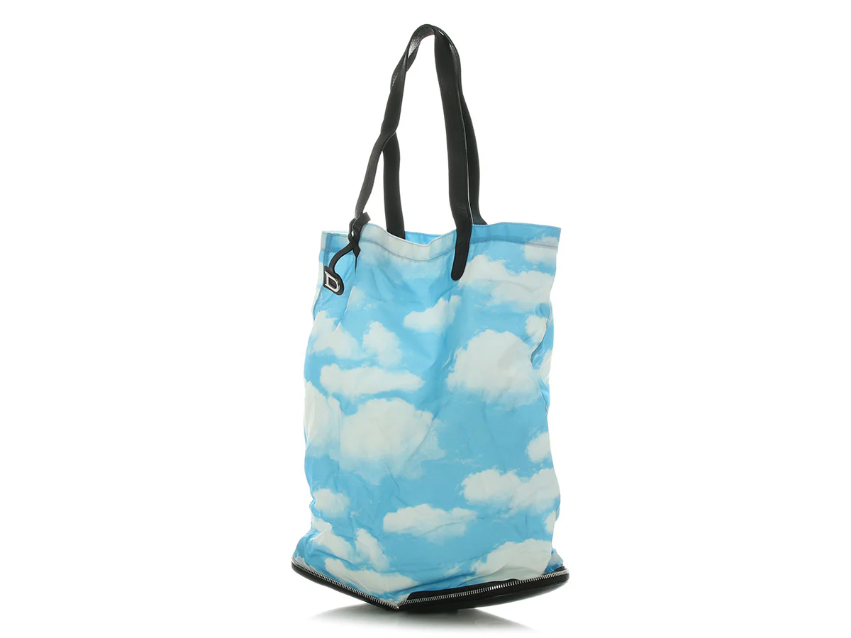 Delvaux Nuage Toile Kangourou Foldable Shopper - Image 2