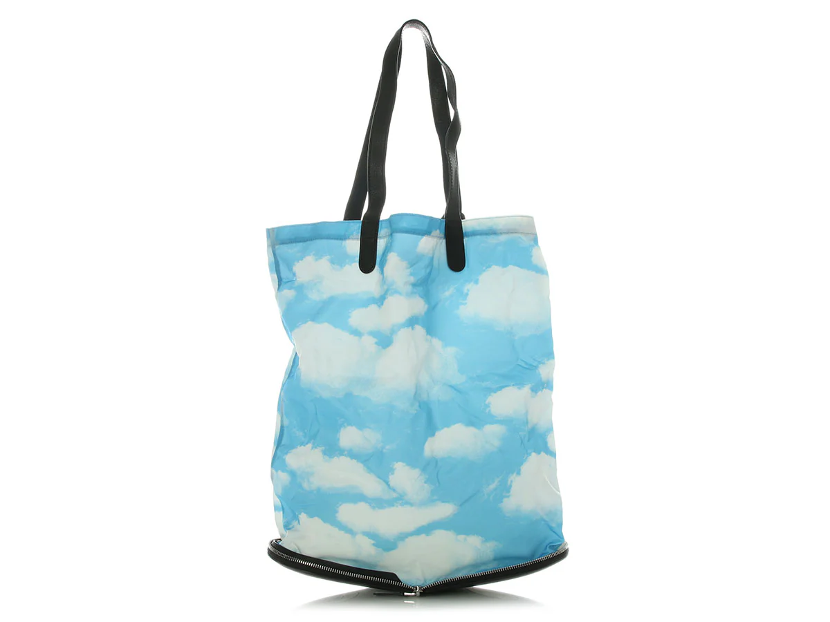 Delvaux Nuage Toile Kangourou Foldable Shopper - Image 3