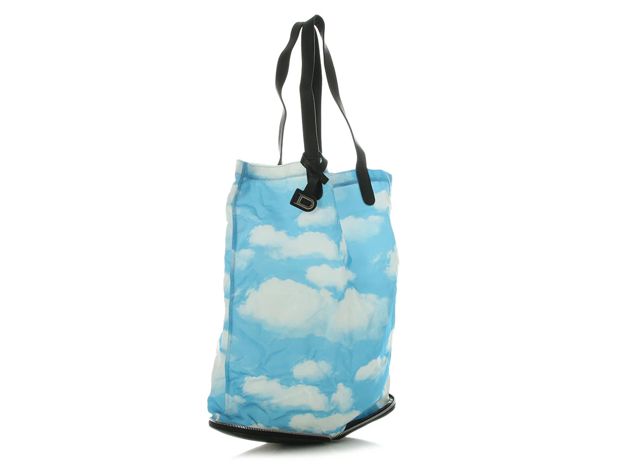 Delvaux Nuage Toile Kangourou Foldable Shopper - Image 4