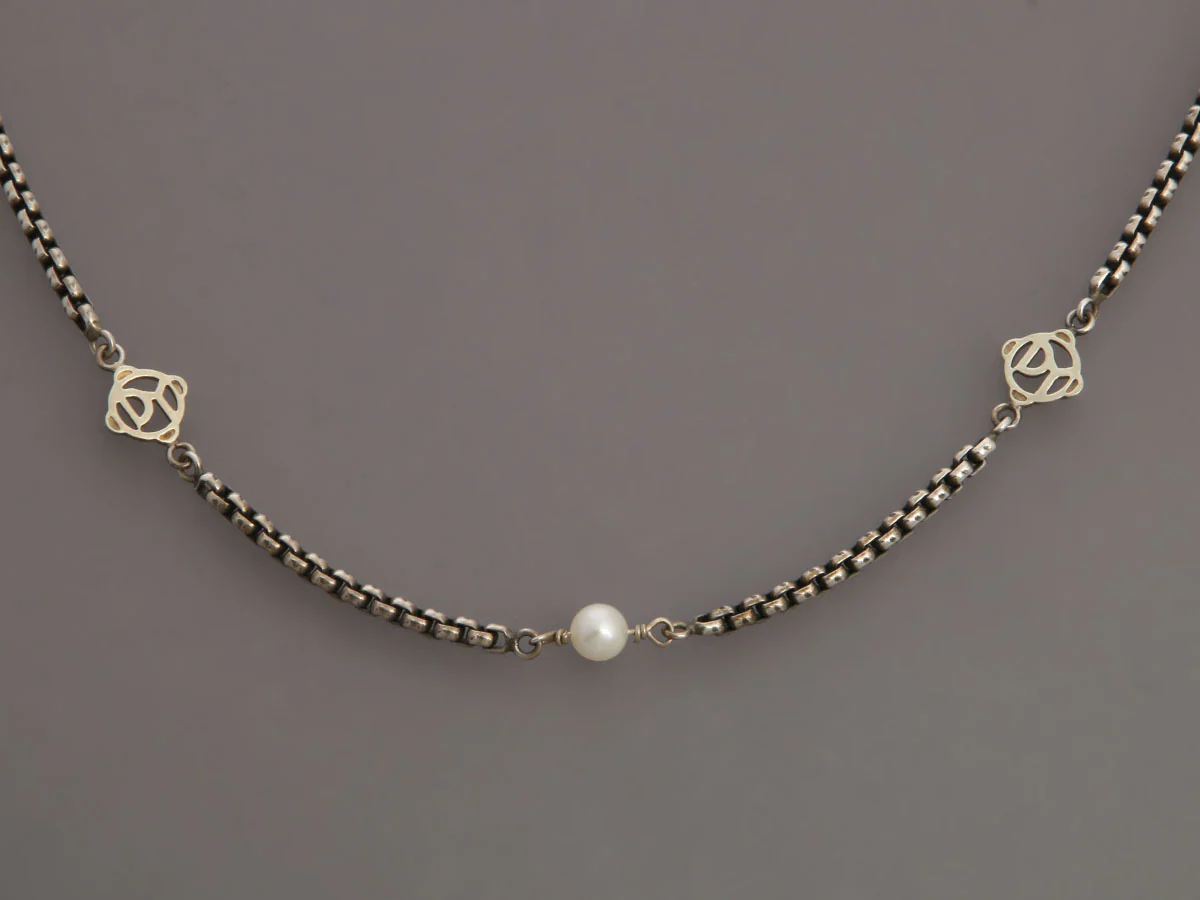 David Yurman Pearl Station Necklace - Image 2