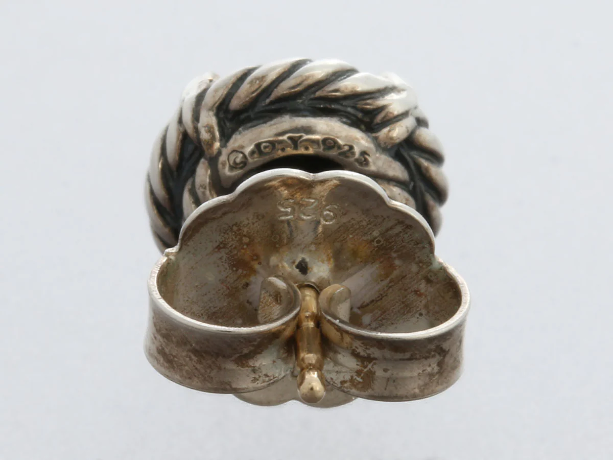David Yurman Onyx Chatelaine Stud Earrings - Image 4