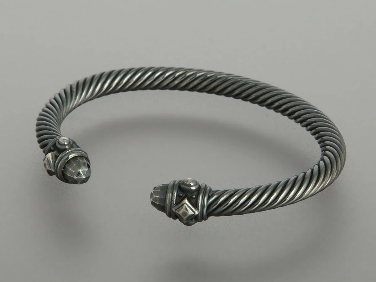 David Yurman Blackened Renaissance Cable Bracelet 4mm - Image 3