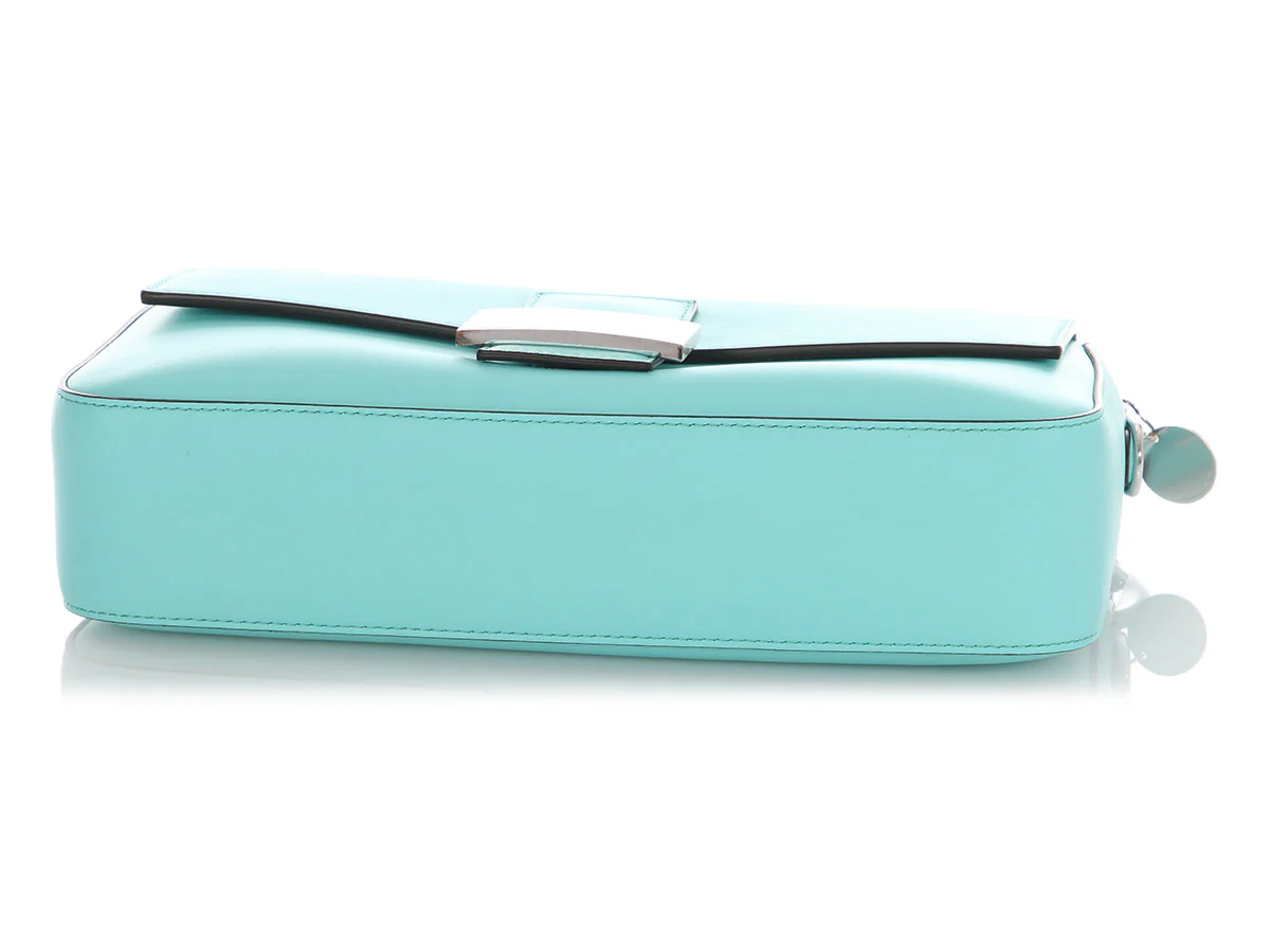 Fendi x Tiffany Medium Blue Baguette - Image 7