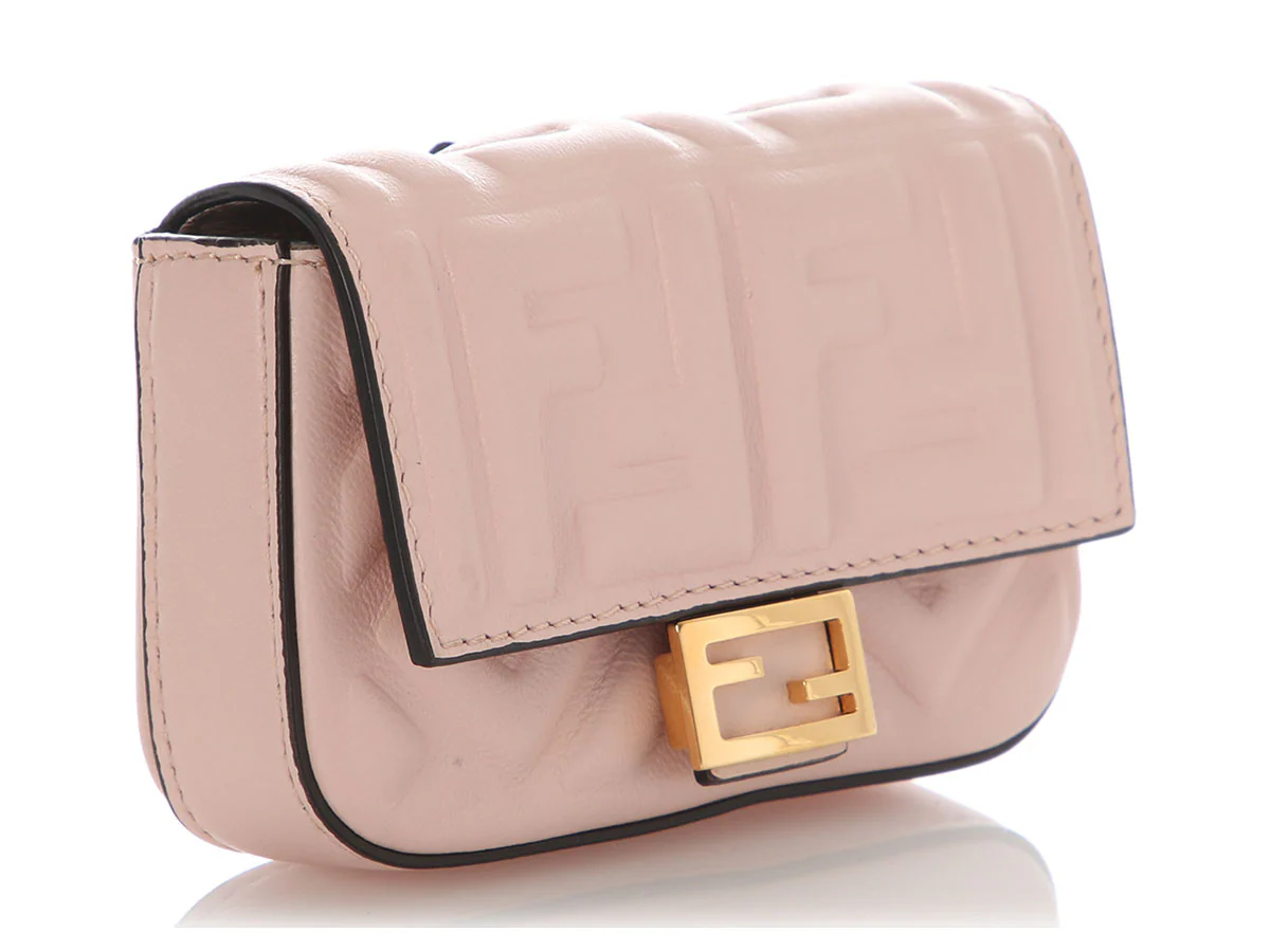 Fendi Pink Nano Baguette Charm - Image 4