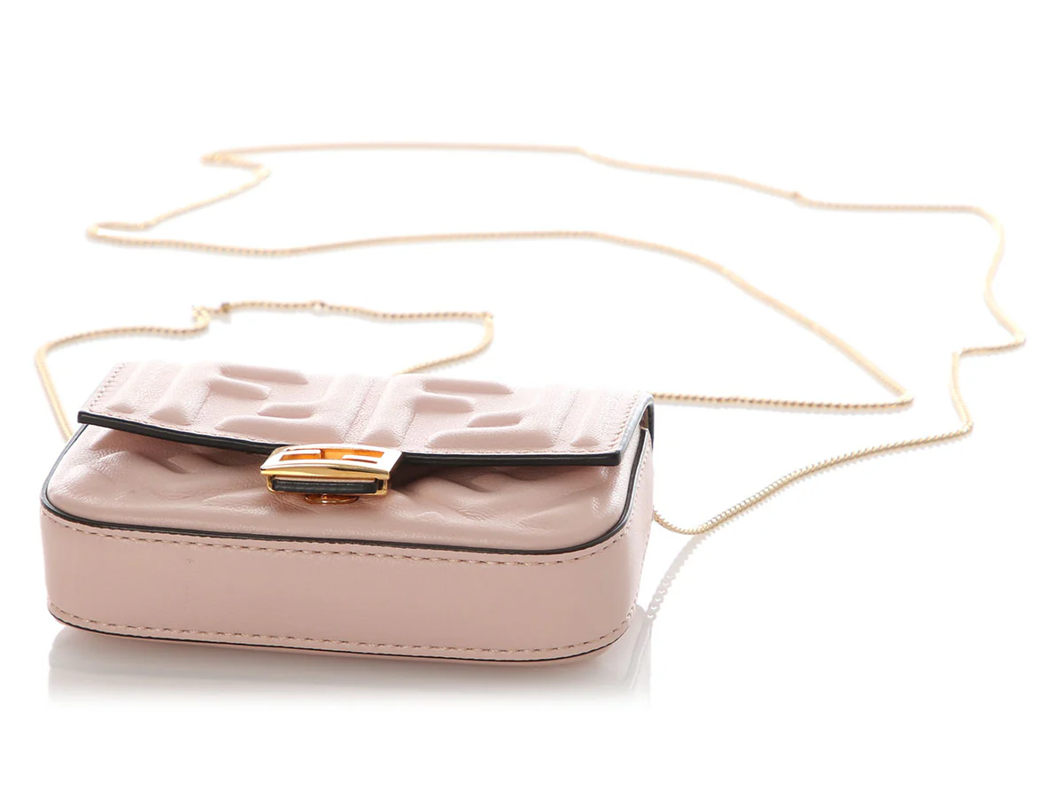 Fendi Pink Nano Baguette Charm - Image 5