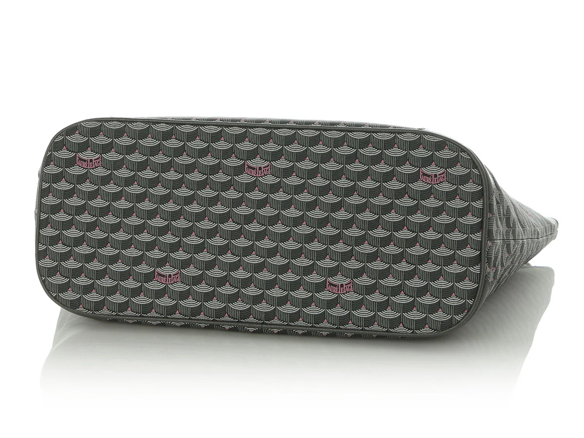 Fauré Le Page Gray and Pink Cloud 7 Daily Battle Zip 35 Tote - Image 6