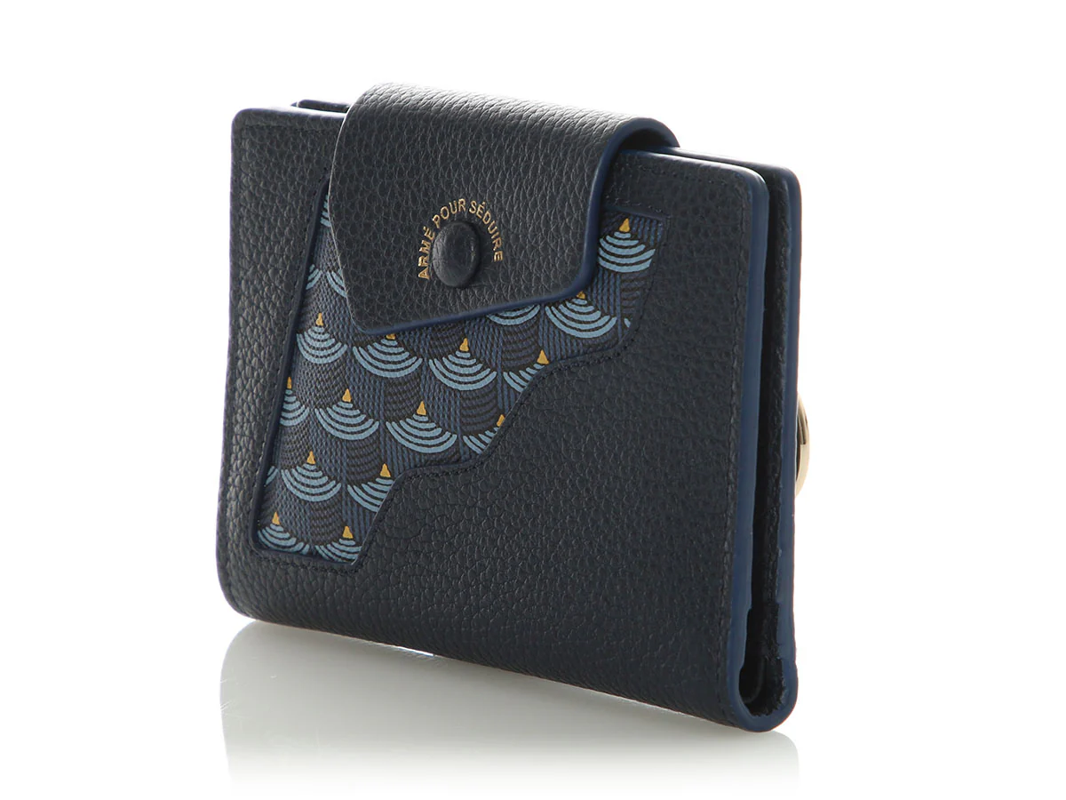 Fauré Le Page Navy 8CC Wallet - Image 2