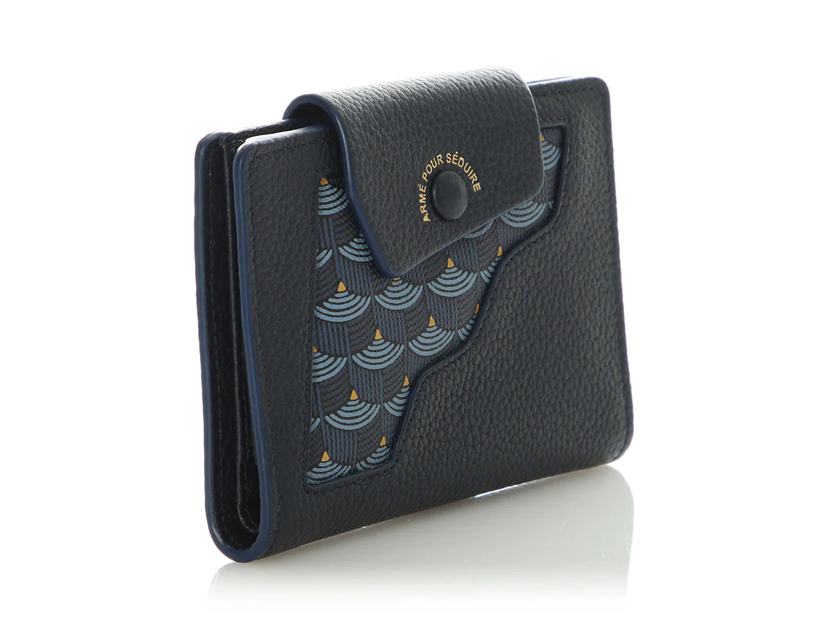 Fauré Le Page Navy 8CC Wallet - Image 4