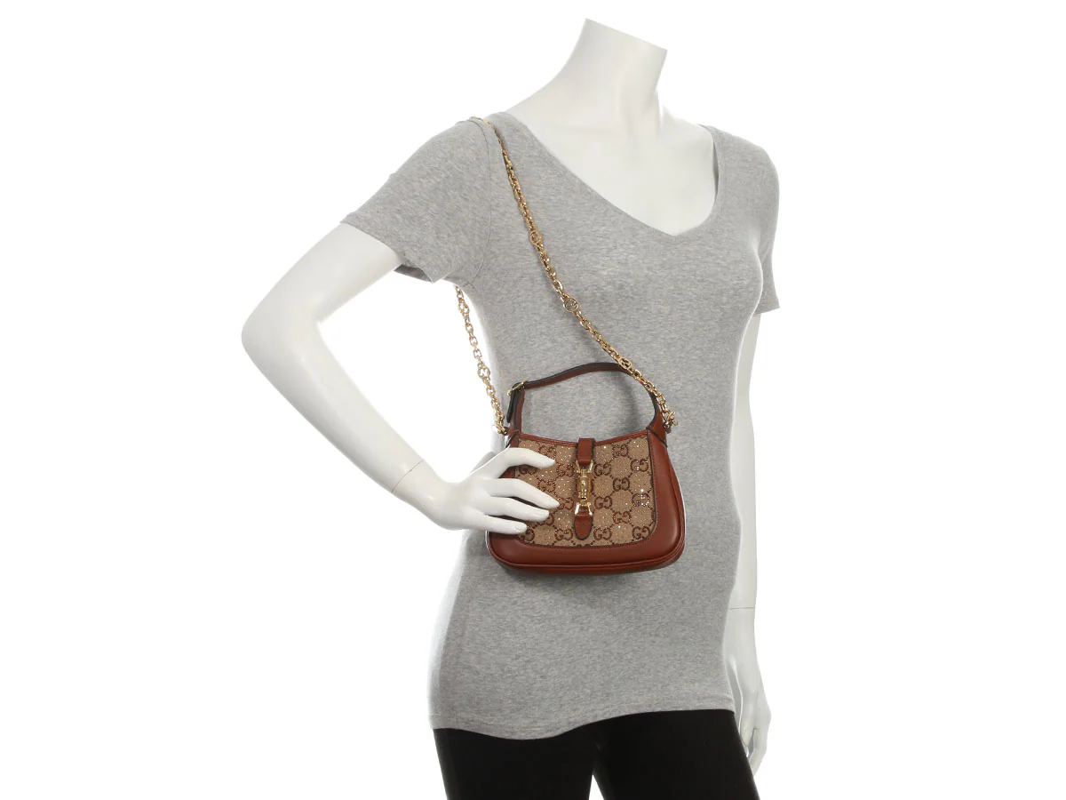 Gucci Mini Crystal Jackie 1961 Bag - Image 9
