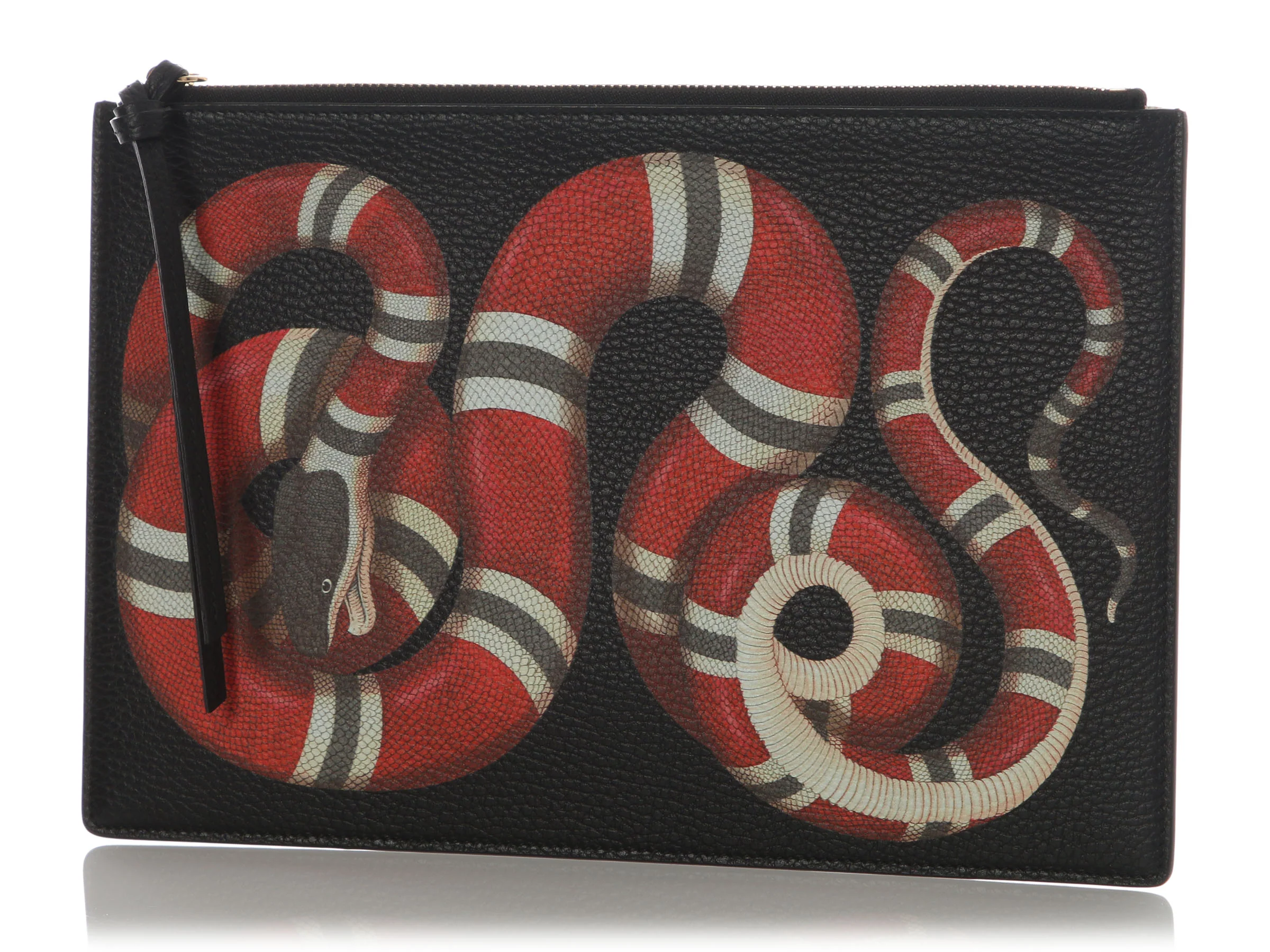 Gucci Black Snake Clutch - Image 2