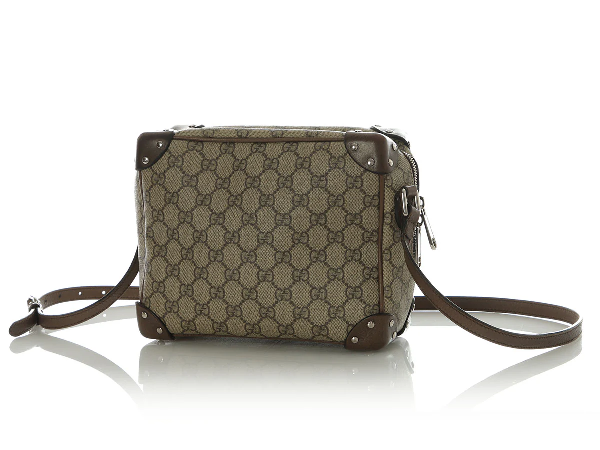 Gucci GG Supreme Soft Studded Trunk Bag - Image 2