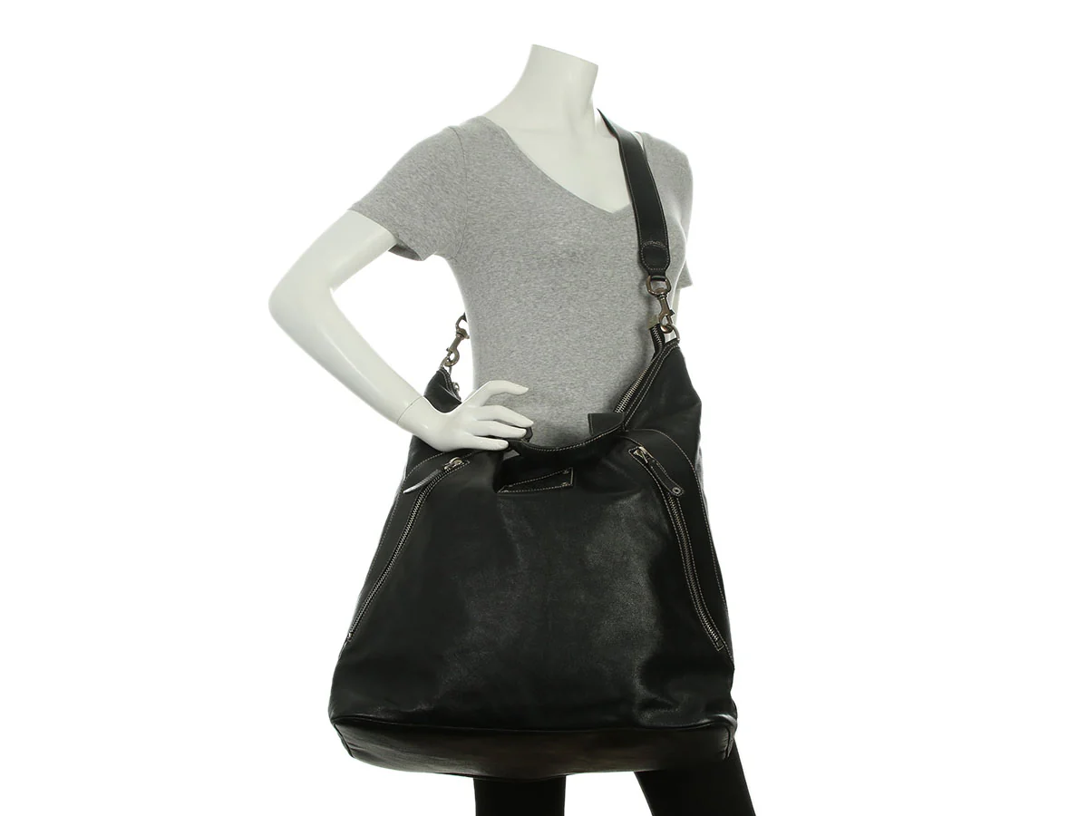 Gucci Black Leather Weekender - Image 9