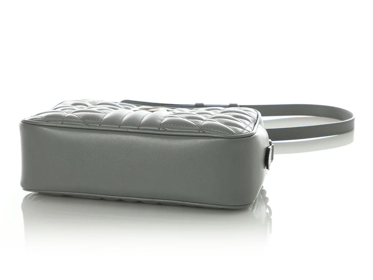 Gucci Small Gray Marmont Aria Camera Bag - Image 6