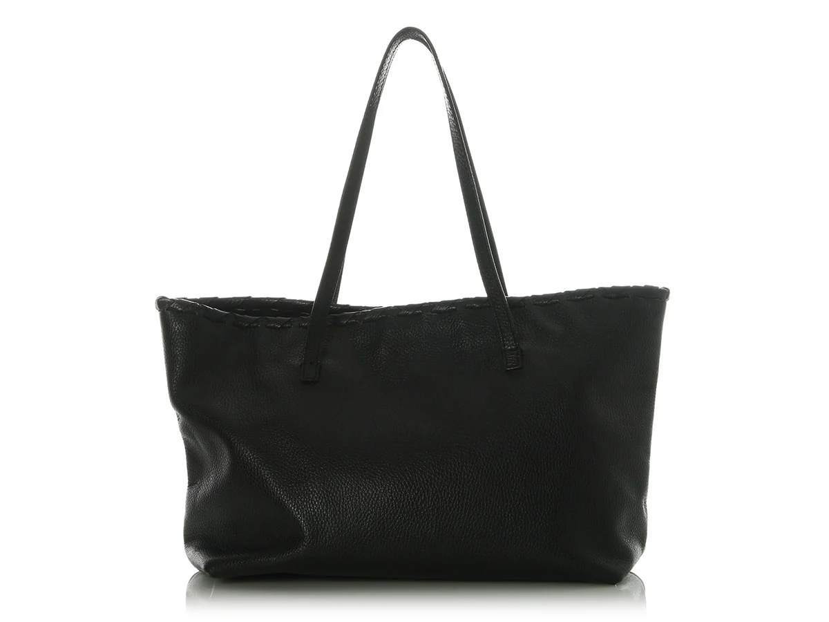 Gucci Black Bamboo Tassel Shopper - Image 4