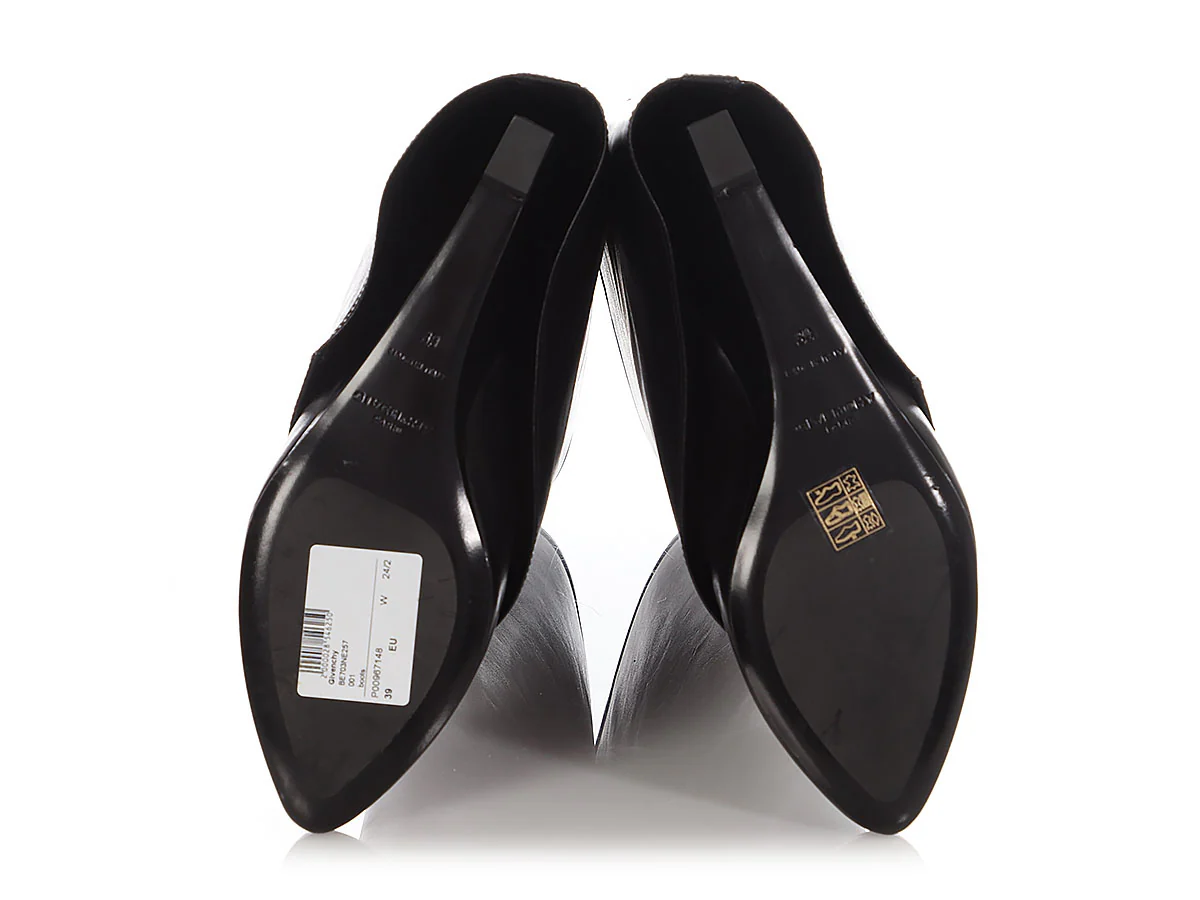 Givenchy Black Shark Lock Buckle Boots - Image 6