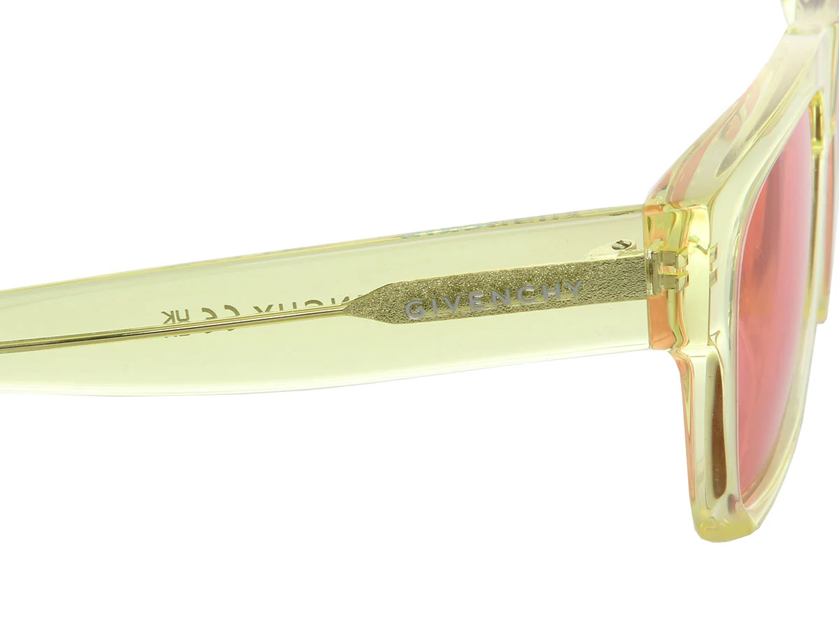 Givenchy Transparent Yellow Sunglasses - Image 5