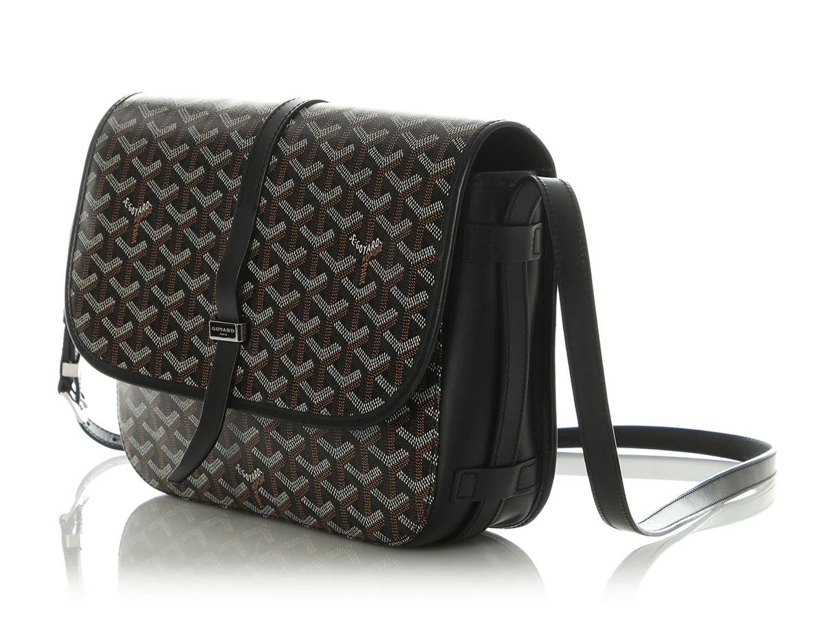 Goyard Black Belvedere II MM Messenger Bag - Image 3