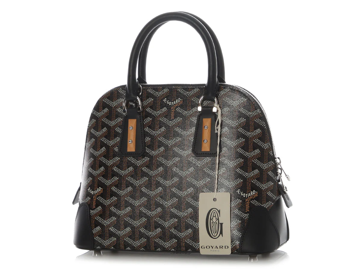 Goyard Mini Black Vendôme with Strap - Image 2