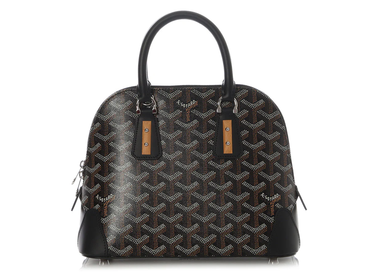 Goyard Mini Black Vendôme with Strap - Image 4