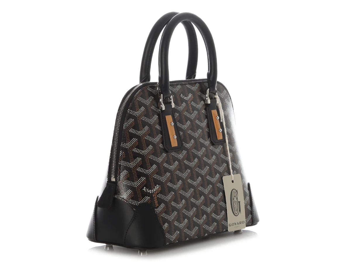 Goyard Mini Black Vendôme with Strap - Image 5