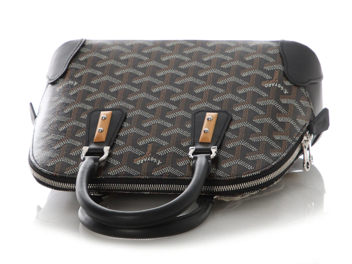Goyard Mini Black Vendôme with Strap - Image 8