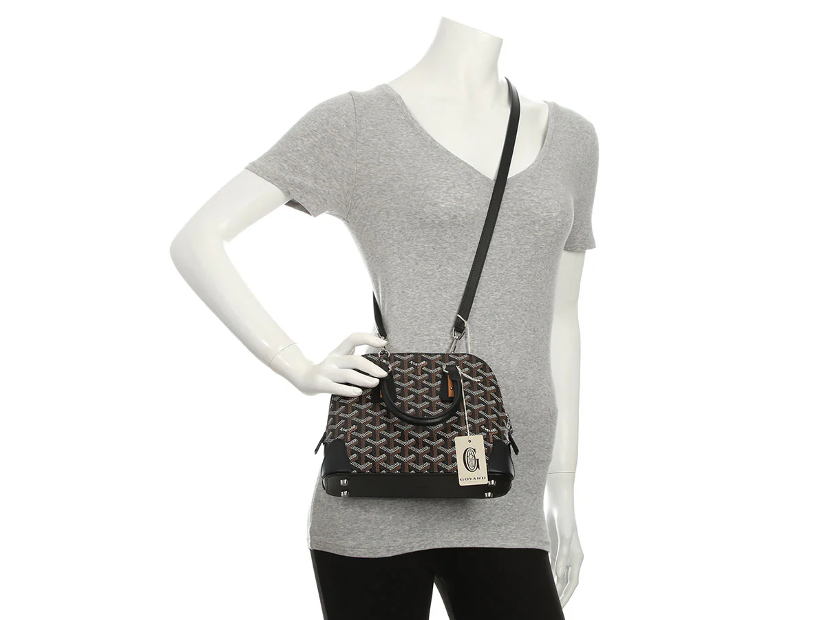 Goyard Mini Black Vendôme with Strap - Image 9
