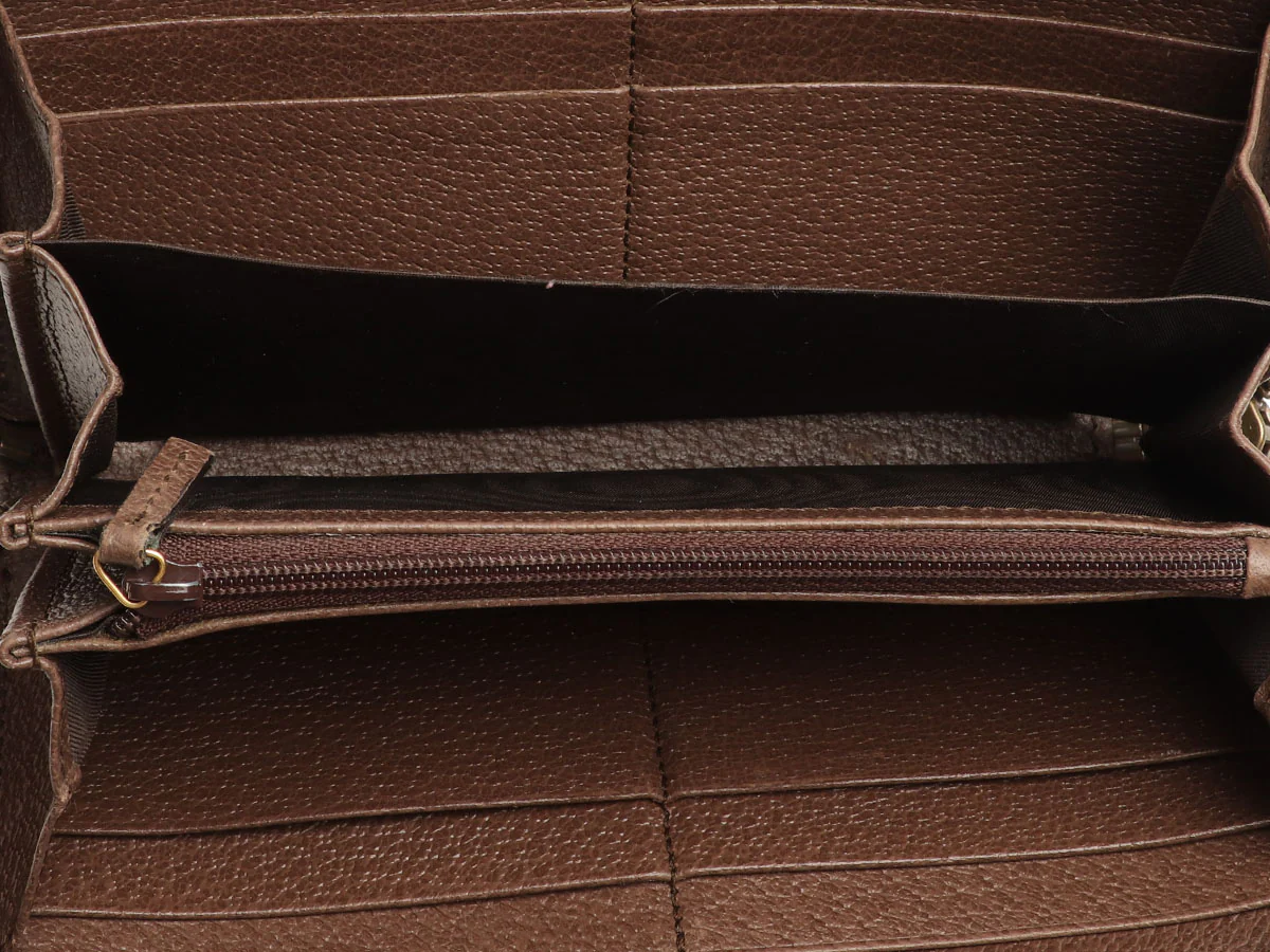 Gucci GG Supreme Web Ophidia Zip Around Wallet - Image 8