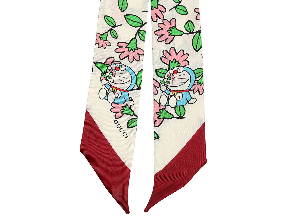 Gucci Limited Edition Doraemon Silk Twilly - Image 2