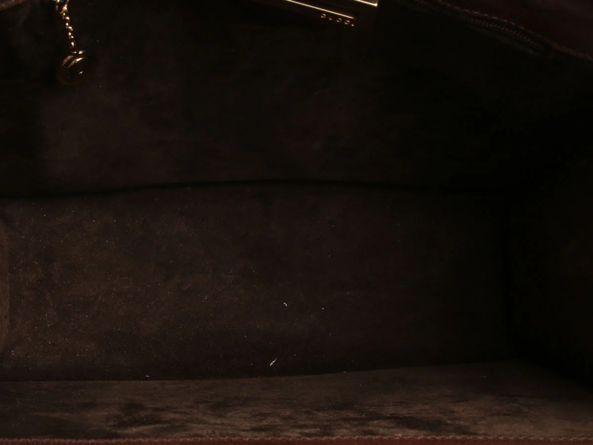 Gucci Vintage Brown Leather Shoulder Bag - Image 8